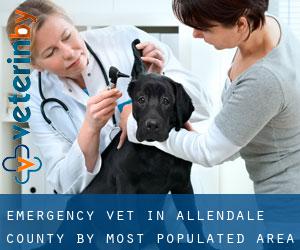 Emergency Vet in Allendale County by most populated area - page 1