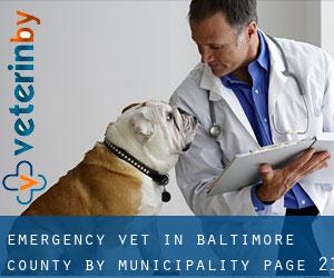 Emergency Vet in Baltimore County by municipality - page 21