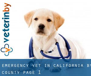 Emergency Vet in California by County - page 1