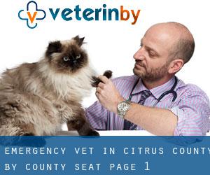 Emergency Vet in Citrus County by county seat - page 1