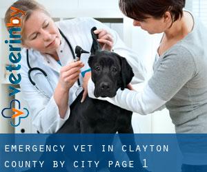 Emergency Vet in Clayton County by city - page 1