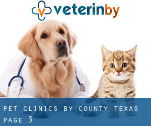pet clinics by County (Texas) - page 3