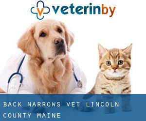 Back Narrows vet (Lincoln County, Maine)