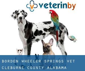 Borden Wheeler Springs vet (Cleburne County, Alabama)