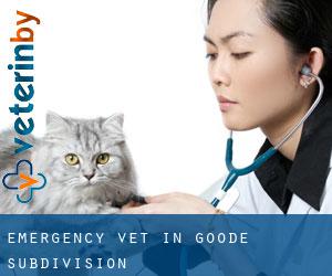Emergency Vet in Goode Subdivision
