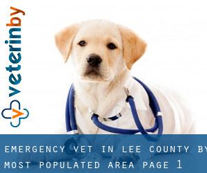 Emergency Vet in Lee County by most populated area - page 1