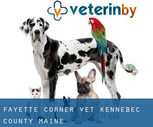Fayette Corner vet (Kennebec County, Maine)