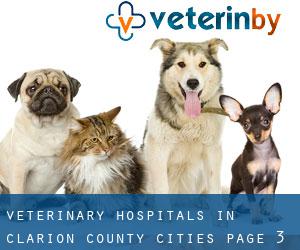 veterinary hospitals in Clarion County (Cities) - page 3